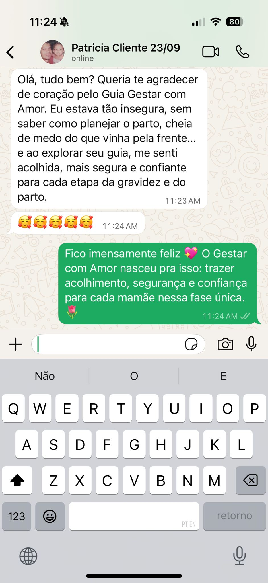 Depoimento Patricia